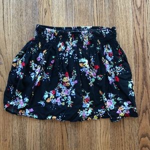 Express floral skirt